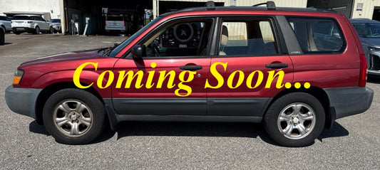 Coming Soon... 2003 Subaru Forester